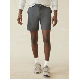 Faherty All Day Short 2.0 (7") Mountain Coal Gray Size 30